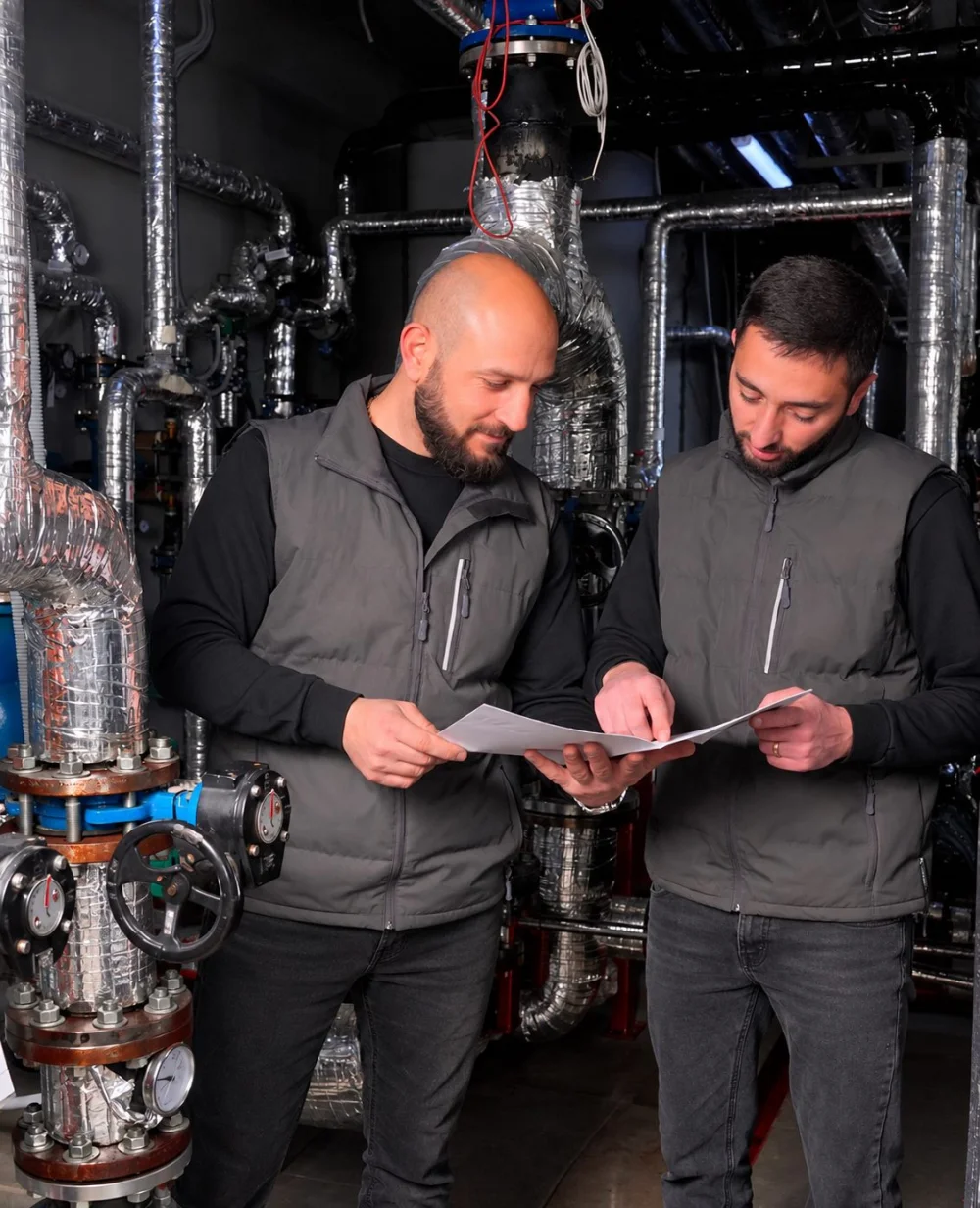 PRO MS-ի ինժեներները պոմպակայանում